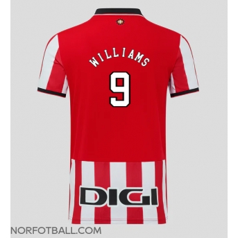 Billige Fotballdrakt Athletic Bilbao Inaki Williams #9 Replika Hjemmedrakt 2025-26 Kortermet